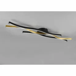 Plafonnier Trio Blaze LED Laiton, 1 lumière