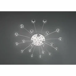 Plafonnier Trio Bullet LED Chrome, 21 lumières