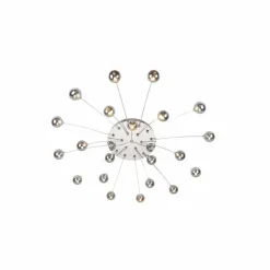 Plafonnier Trio Bullet LED Chrome, 21 lumières