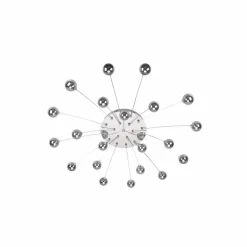 Plafonnier Trio Bullet LED Chrome, 21 lumières