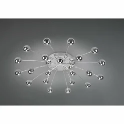 Plafonnier Trio Bullet LED Chrome, 21 lumières