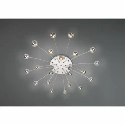 Plafonnier Trio Bullet LED Chrome, 21 lumières