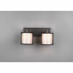 Plafonnier Trio Burton Noir, 2 lumières