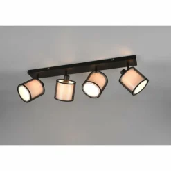 Plafonnier Trio Burton Noir, 4 lumières