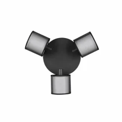 Plafonnier Trio Burton Noir, 3 lumières