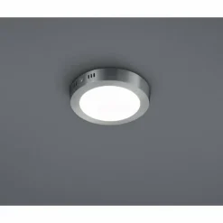 Plafonnier Trio Cento LED Nickel mat, 1 lumière