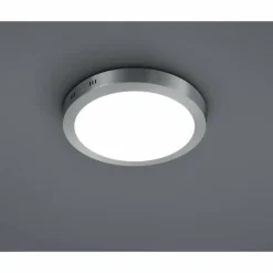 Plafonnier Trio Cento LED Nickel mat, 1 lumière