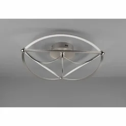 Plafonnier Trio Charivari LED Nickel mat, 1 lumière