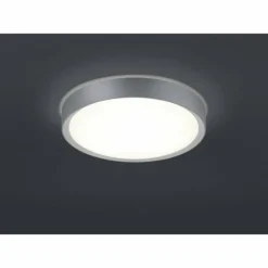 Plafonnier Trio CLARIMO LED Titane, 1 lumière