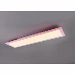 Plafonnier Trio Columbia LED Blanc, 1 lumière, Télécommandes, Changeur de couleurs