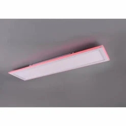 Plafonnier Trio Columbia LED Blanc, 1 lumière, Télécommandes, Changeur de couleurs