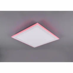 Plafonnier Trio Columbia LED Blanc, 1 lumière, Télécommandes, Changeur de couleurs