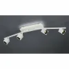 Plafonnier Trio CUBA LED Blanc, 4 lumières