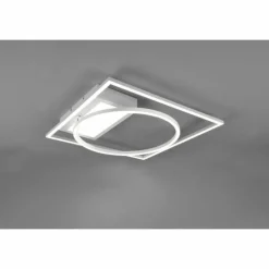 Plafonnier Trio Downey LED Blanc, 1 lumière, Télécommandes