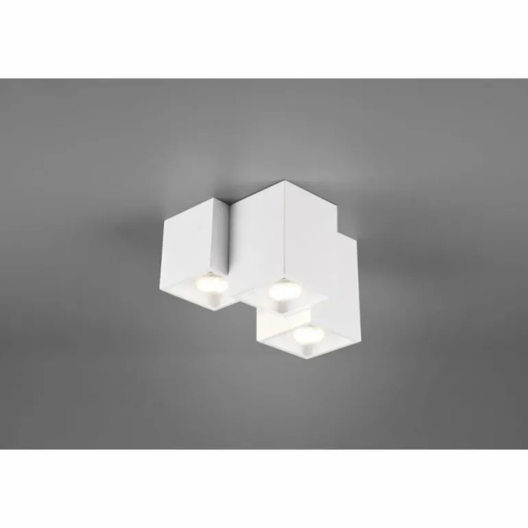 Plafonnier Trio Fernando Blanc, 3 lumières