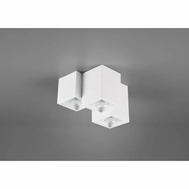 Plafonnier Trio Fernando Blanc, 3 lumières