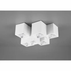 Plafonnier Trio Fernando Blanc, 6 lumières