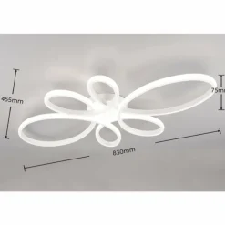 Plafonnier Trio FLY LED Blanc, 1 lumière