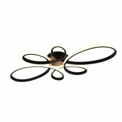 Plafonnier Trio FLY LED Noir, 1 lumière