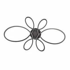 Plafonnier Trio FLY LED Noir, 1 lumière