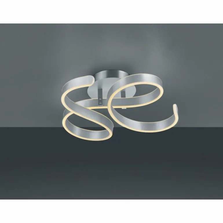 Plafonnier Trio Francis LED Aluminium, 1 lumière