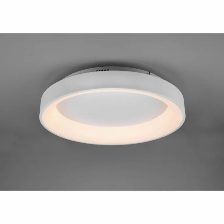 Plafonnier Trio Girona LED Blanc, 1 lumière, Télécommandes