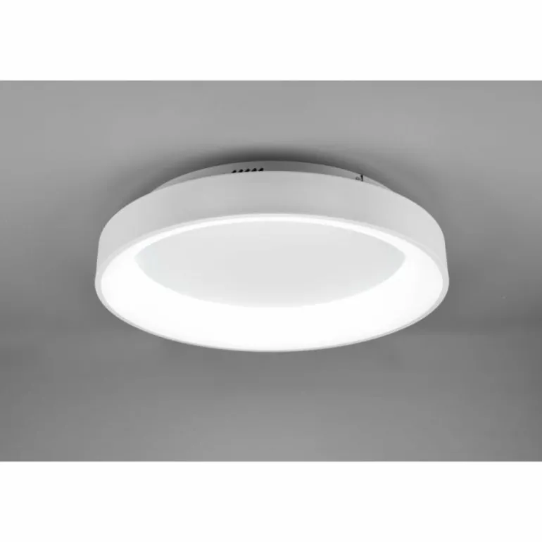 Plafonnier Trio Girona LED Blanc, 1 lumière, Télécommandes