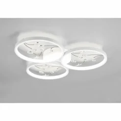 Plafonnier Trio Groovy LED Blanc, 1 lumière