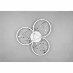 Plafonnier Trio Groovy LED Blanc, 1 lumière