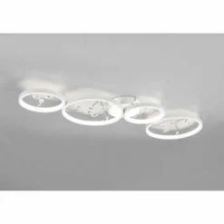 Plafonnier Trio Groovy LED Blanc, 1 lumière