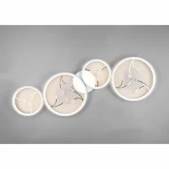 Plafonnier Trio Groovy LED Blanc, 1 lumière