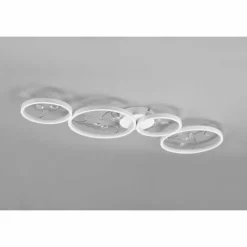 Plafonnier Trio Groovy LED Blanc, 1 lumière