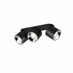 Plafonnier Trio GUAYANA Noir, 3 lumières