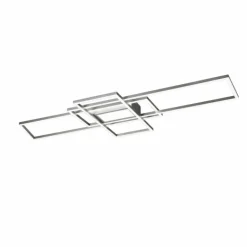 Plafonnier Trio Irvine LED Nickel mat, 1 lumière, Télécommandes