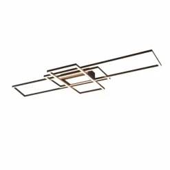 Plafonnier Trio Irvine LED Anthracite, 1 lumière, Télécommandes