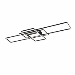 Plafonnier Trio Irvine LED Anthracite, 1 lumière, Télécommandes