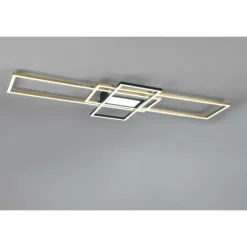 Plafonnier Trio Irvine LED Laiton, Noir, 1 lumière, Télécommandes