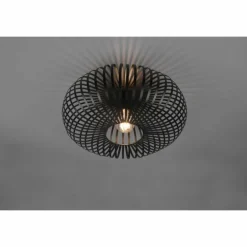 Plafonnier Trio Johann Noir, 1 lumière