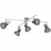 Plafonnier Trio Leuchten KOLANI Chrome, 5 lumières