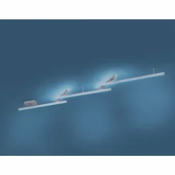 Plafonnier Trio Leuchten WiZ MELBY LED Nickel mat, 1 lumière, Télécommandes, Changeur de couleurs