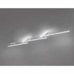 Plafonnier Trio Leuchten WiZ MELBY LED Nickel mat, 1 lumière, Télécommandes, Changeur de couleurs