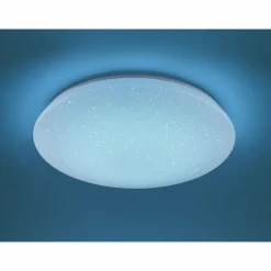 Plafonnier Trio Leuchten WiZ NALIDA LED Blanc, 1 lumière, Télécommandes, Changeur de couleurs