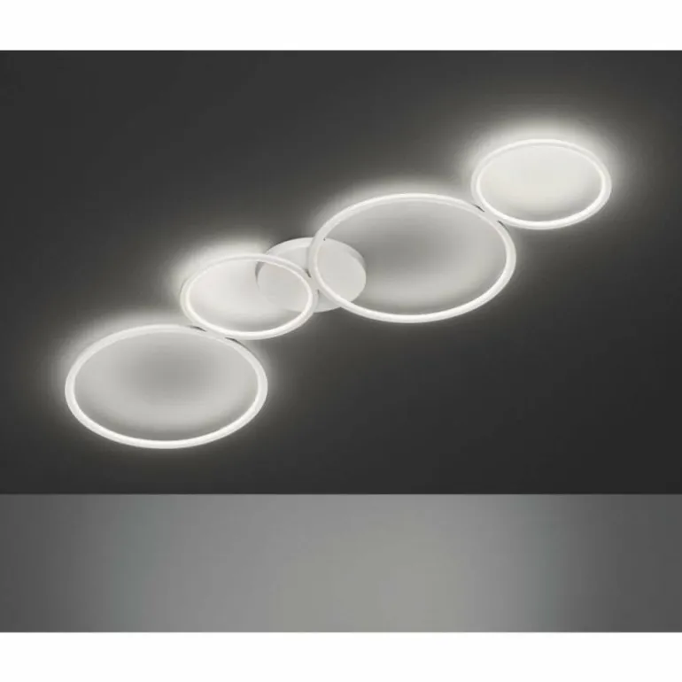 Plafonnier Trio Leuchten RONDO LED Blanc, 1 lumière