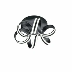Plafonnier Trio Leuchten CARRERA LED Noir, 1 lumière