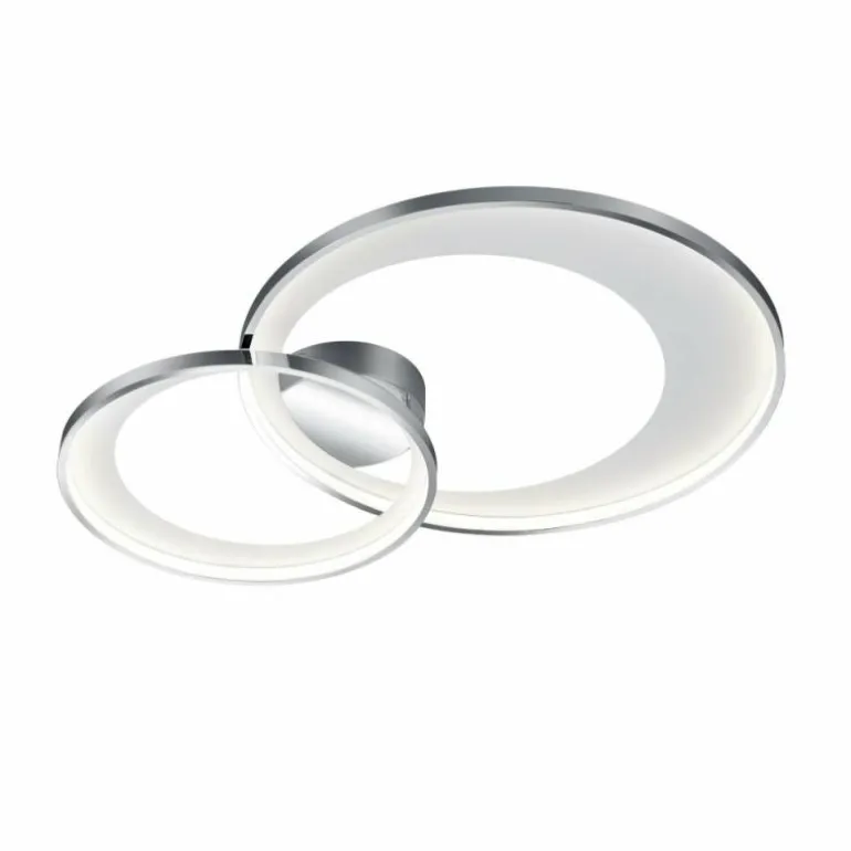 Plafonnier Trio Leuchten GRANADA LED Chrome, 1 lumière
