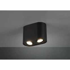 Plafonnier Trio Leuchten COOKIE Noir, 2 lumières