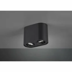 Plafonnier Trio Leuchten COOKIE Noir, 2 lumières