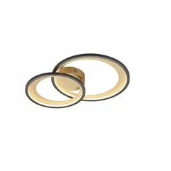 Plafonnier Trio Leuchten GRANADA LED Noir, 1 lumière