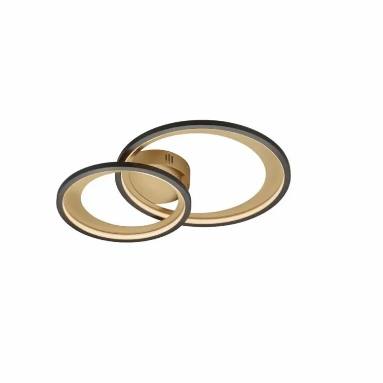 Plafonnier Trio Leuchten GRANADA LED Noir, 1 lumière