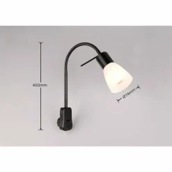 Plafonnier Trio LEVISTO LED Noir, 1 lumière
